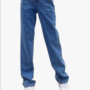 Jeans I ordered from an online boutique. They’re cut for a smaller waist 4-6